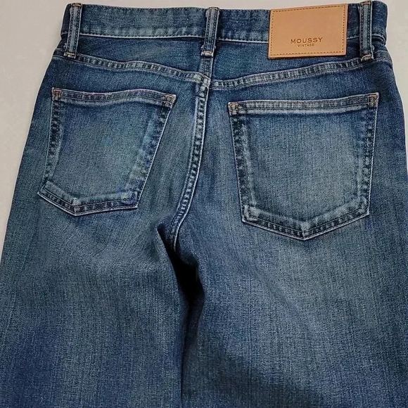 Moussy Vintage Cameron High Rise Skinny Jeans In Dark Blue - Picture 12 of 14